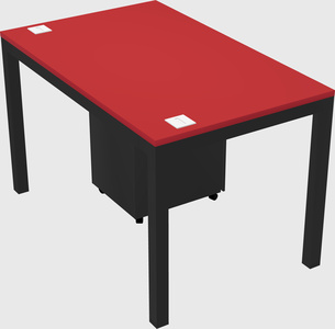 Rectangular desk