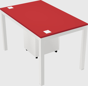 Rectangular desk