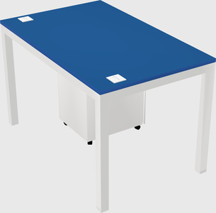 Rectangular desk