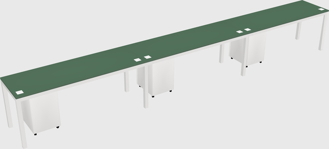Rectangular desk