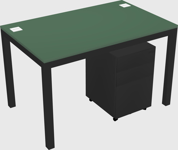 Rectangular desk