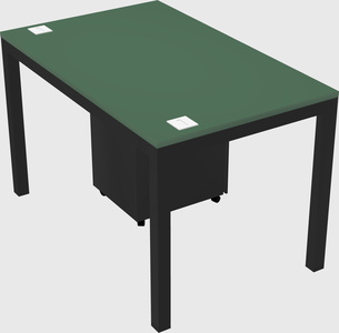 Rectangular desk
