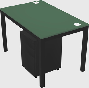 Rectangular desk