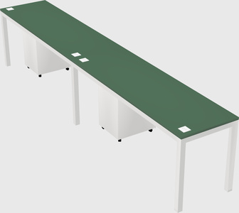 Rectangular desk