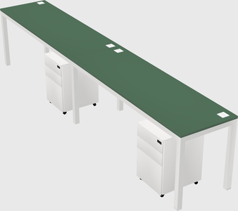Rectangular desk