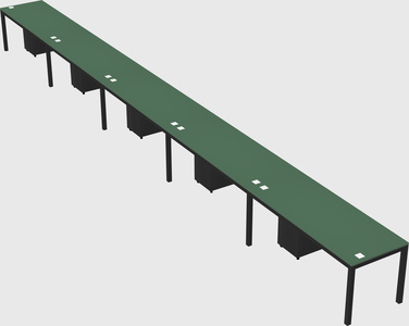 Rectangular desk