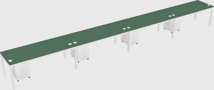Rectangular desk