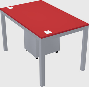 Rectangular desk
