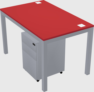 Rectangular desk