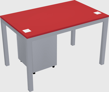 Rectangular desk