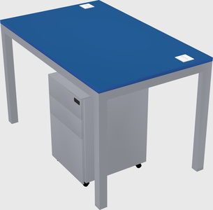 Rectangular desk