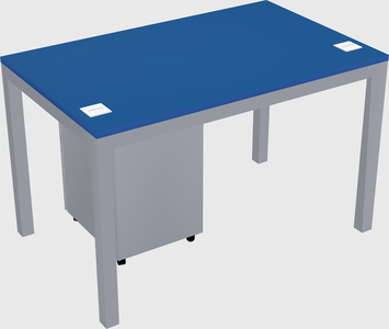 Rectangular desk