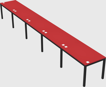 Rectangular desk