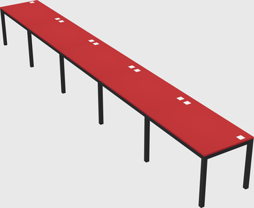 Rectangular desk
