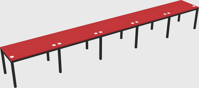 Rectangular desk