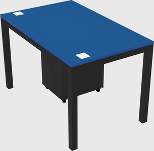 Rectangular desk