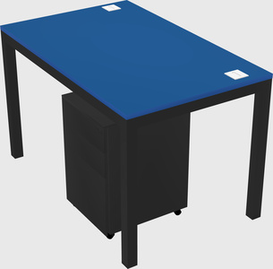 Rectangular desk