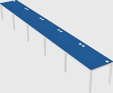 Rectangular desk