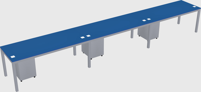 Rectangular desk