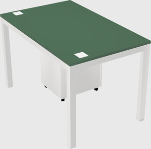 Rectangular desk