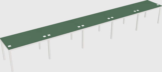 Rectangular desk