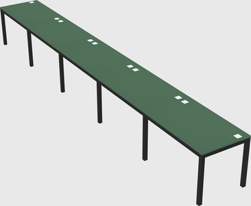 Rectangular desk