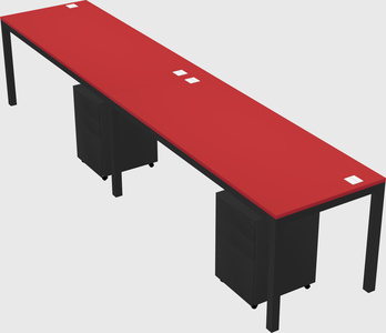 Rectangular desk