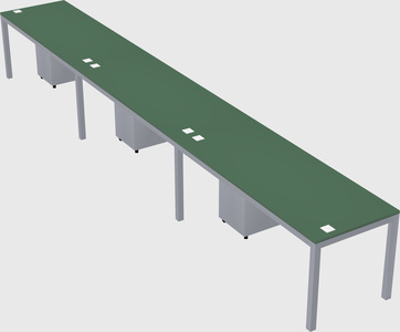 Rectangular desk