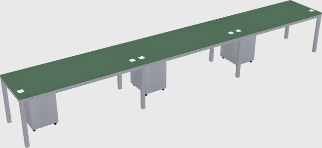 Rectangular desk