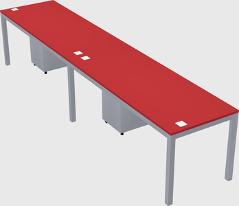 Rectangular desk