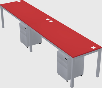 Rectangular desk