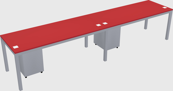 Rectangular desk