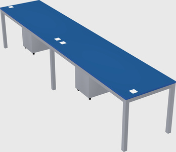 Rectangular desk