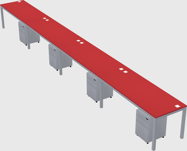 Rectangular desk