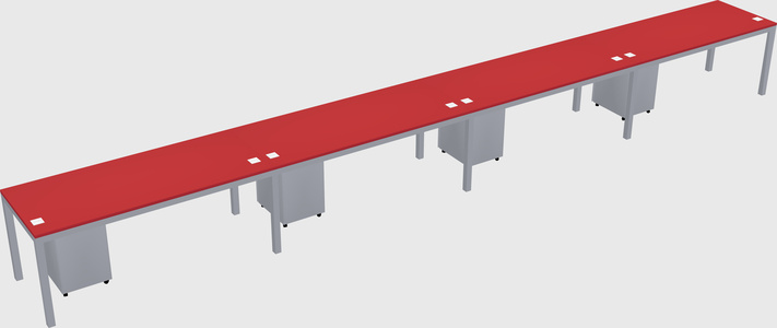Rectangular desk