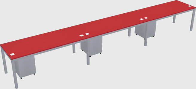 Rectangular desk
