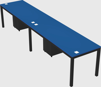 Rectangular desk