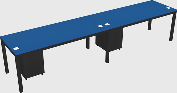 Rectangular desk