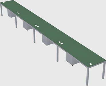 Rectangular desk