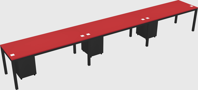 Rectangular desk