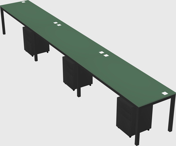Rectangular desk