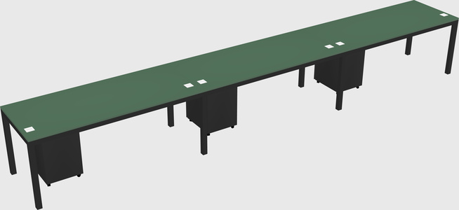 Rectangular desk