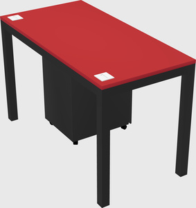 Rectangular desk