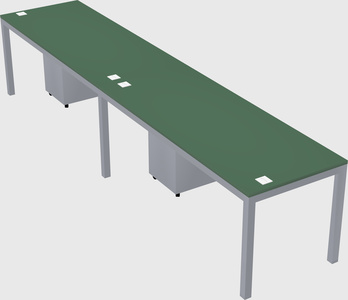 Rectangular desk