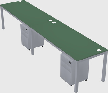 Rectangular desk