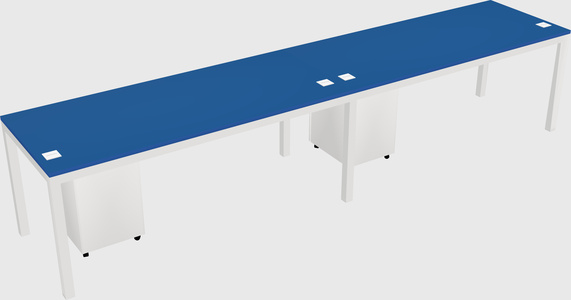 Rectangular desk
