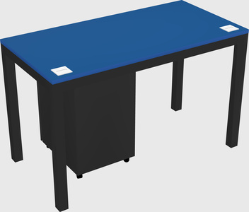 Rectangular desk