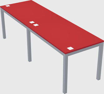 Rectangular desk