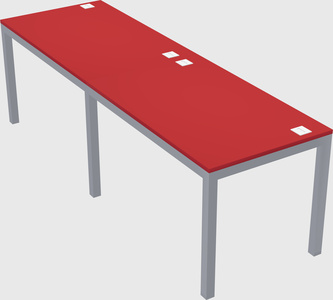 Rectangular desk