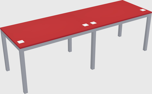 Rectangular desk